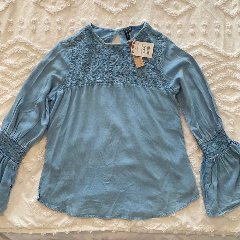 Chambray top